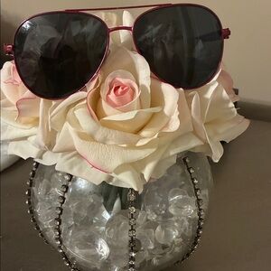 DKNY Pink Aviator Sunglasses 🌺